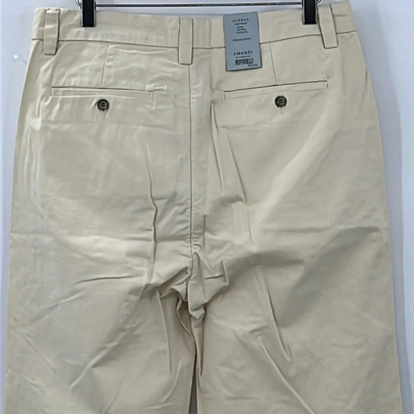 Amendi Gunnar in Light Beige Organic Cotton Pleat Front Button Fly Pants - Sz 32 - Picture 2 of 11